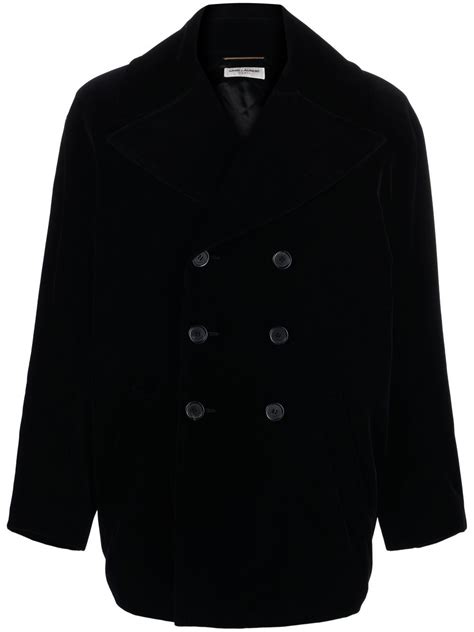 ysl peacoat women's|Saint Laurent Peacoats – Luxury Fashion .